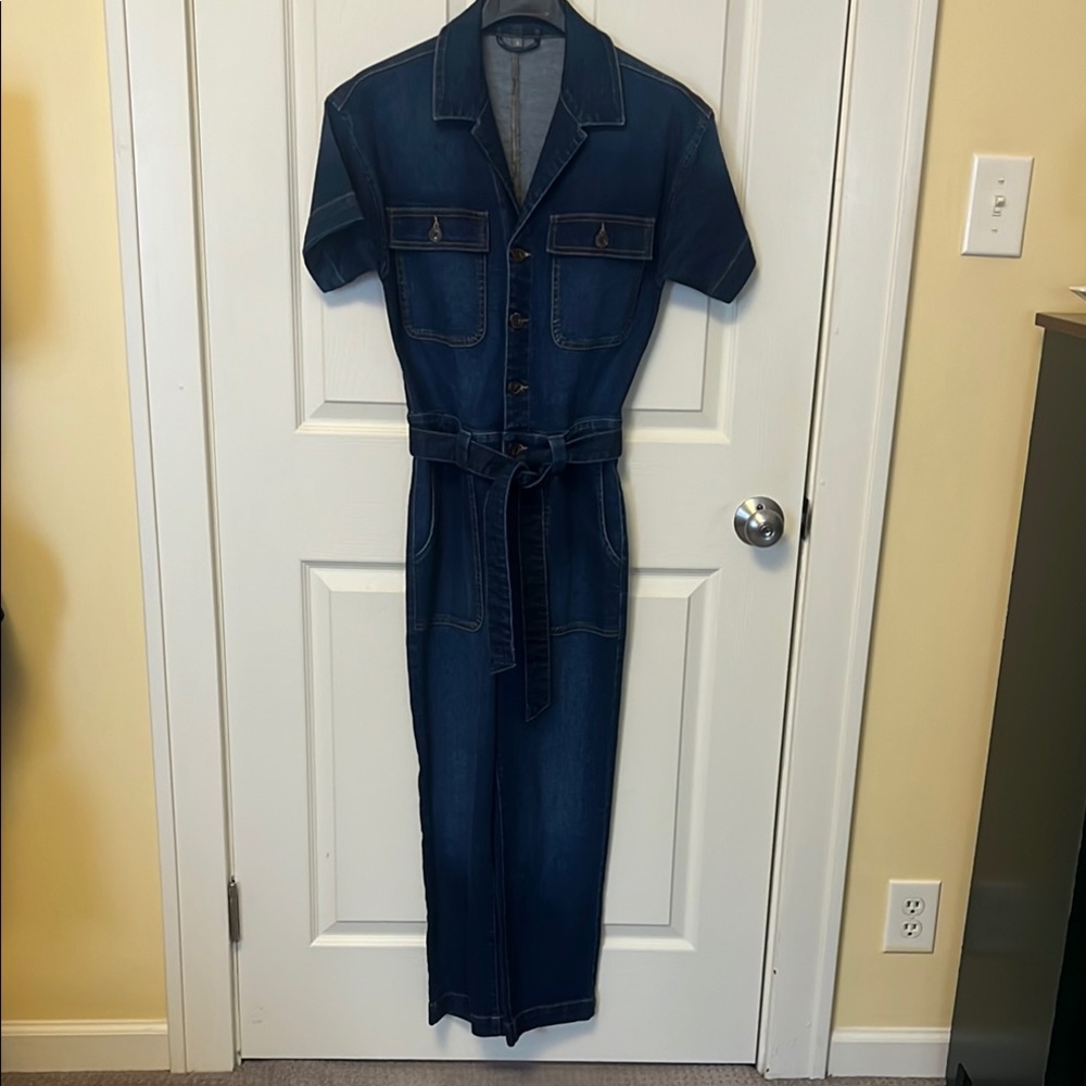 Women’s Blue Denim Jumpsuit size Small